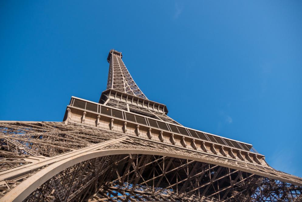 Eiffel Tower view from the south pillar 